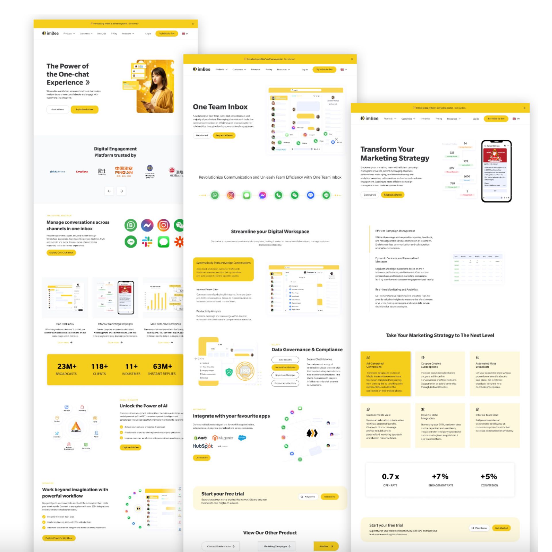 imBee Website Revamp